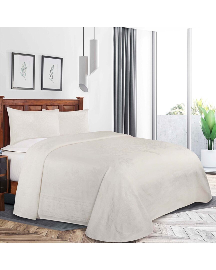 Superior Adalie Cotton-blend Woven Jacquard Vintage Medallion Lightweight  Bedspread & Sham Set