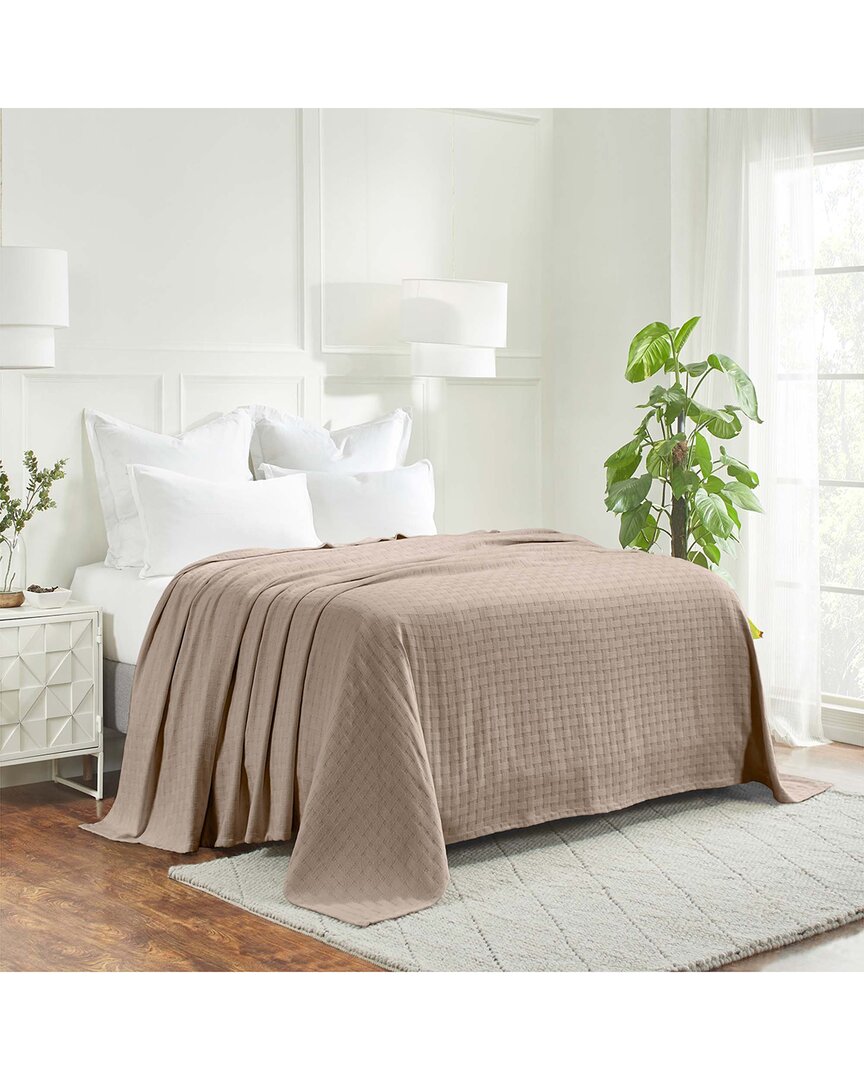 Shop Superior Basketweave All-season Cotton Blanket