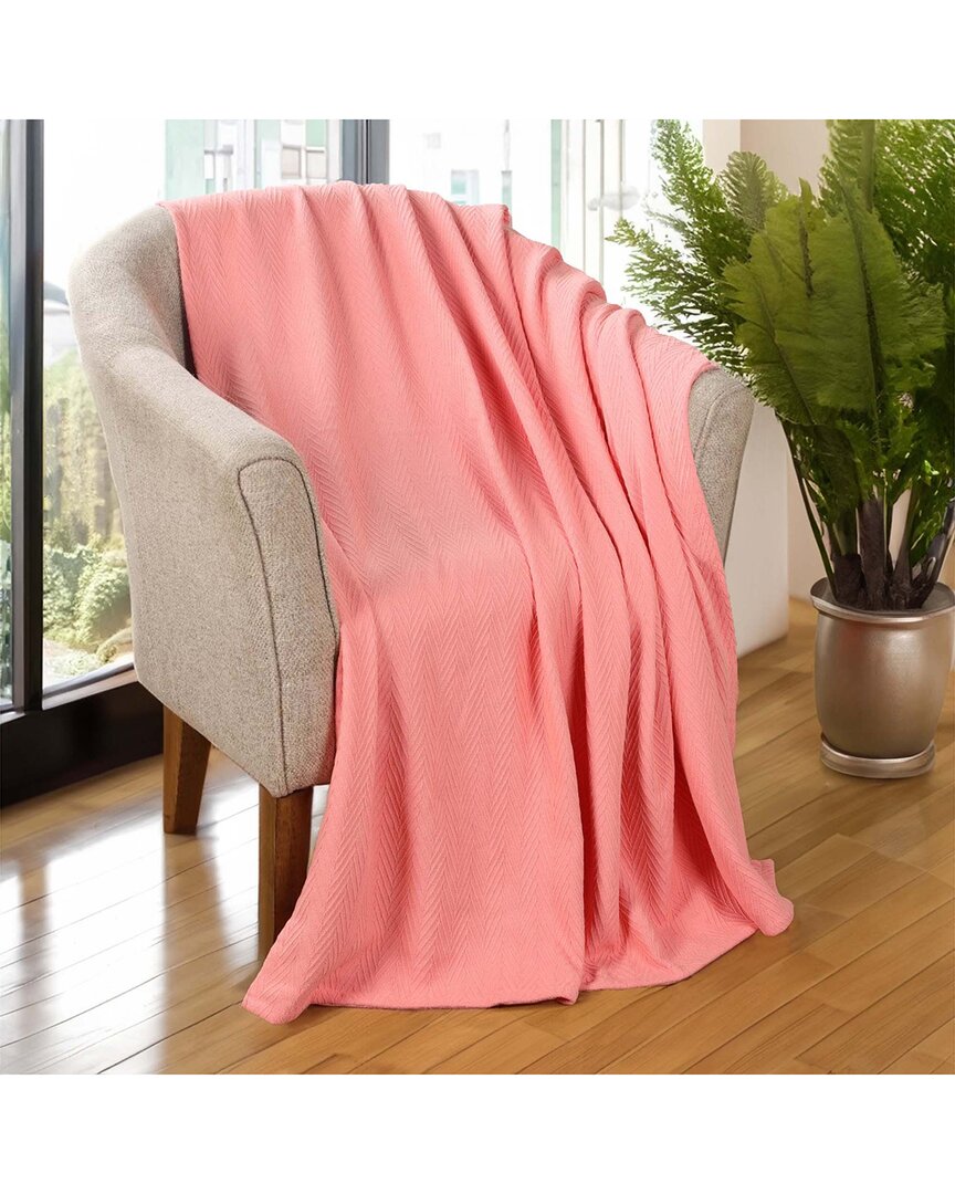 Superior All-season Chevron Cotton Throw Blanket