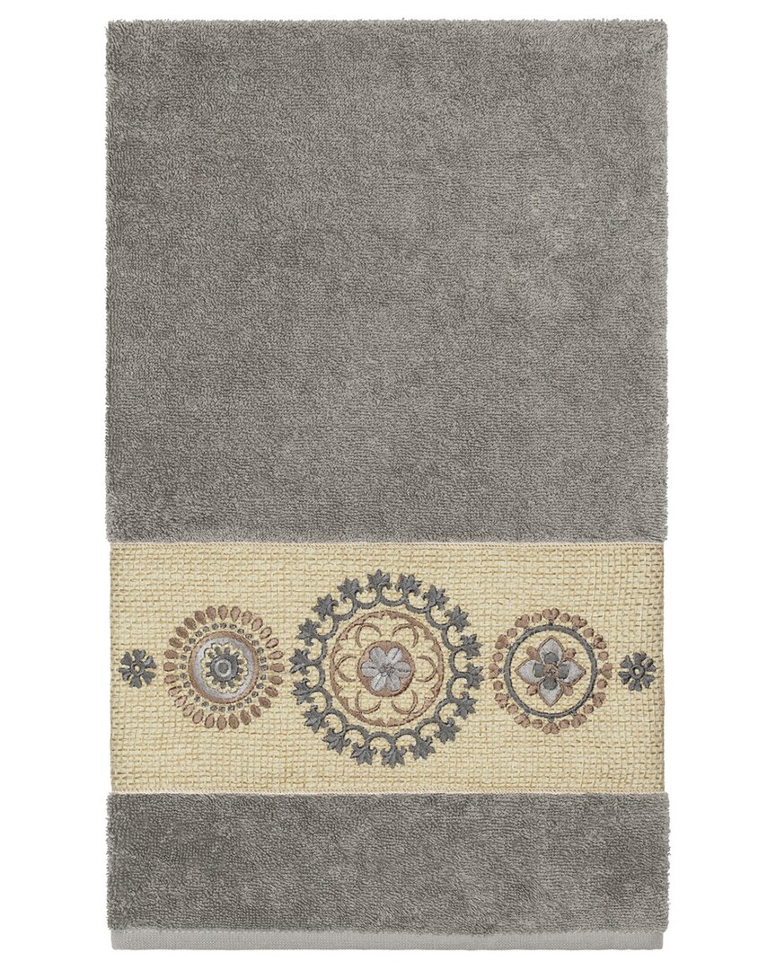 Shop Linum Home Textiles Isabelle Turkish Cotton Embellished Bath Towel