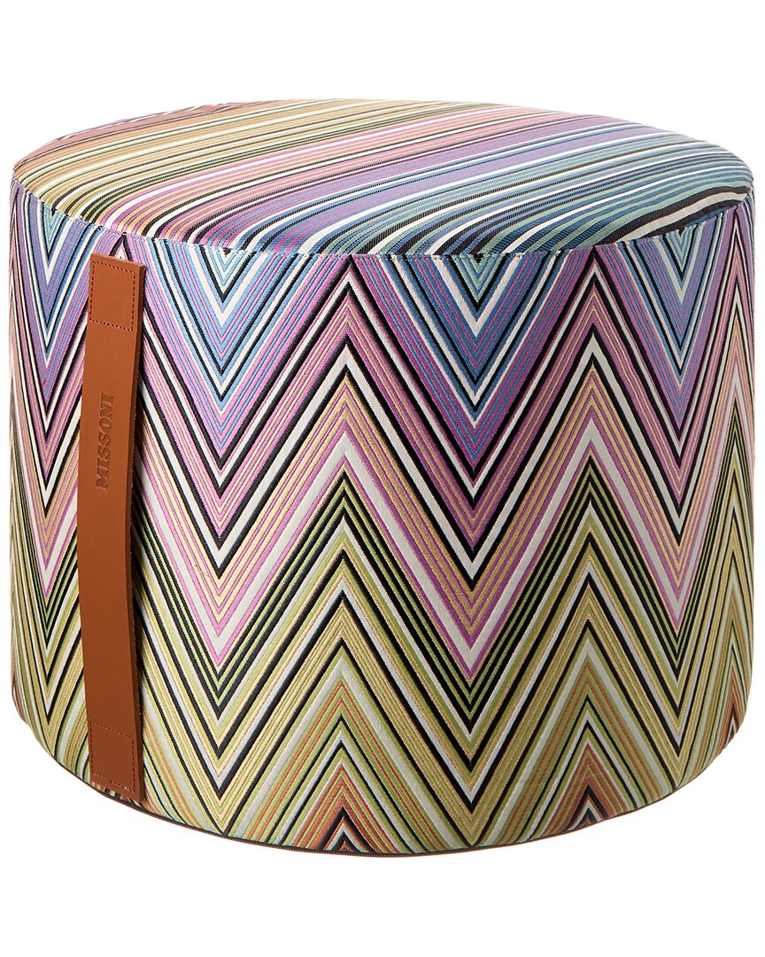 Missoni Kew Patchwork Cylinder Pouf