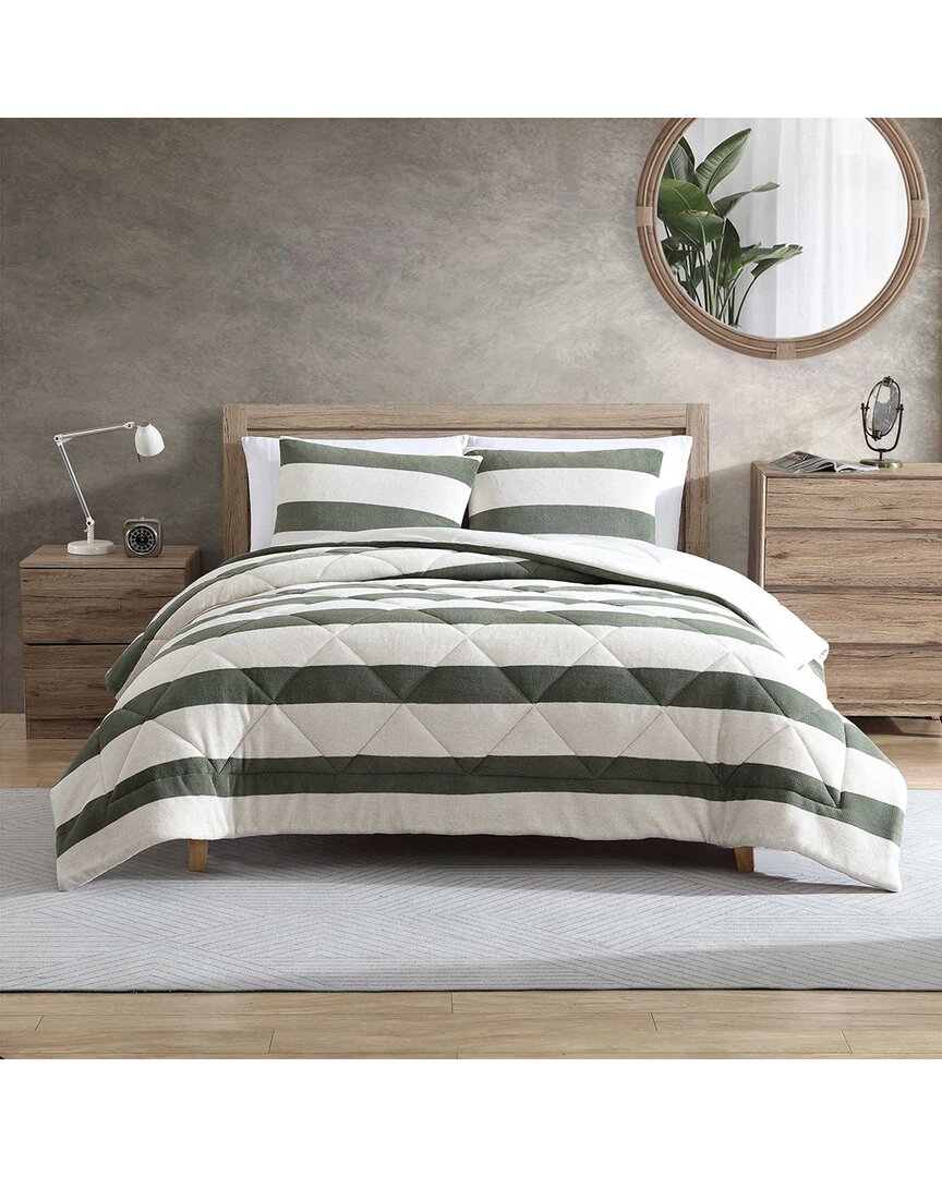 Nautica Lawndale Twill Plush Comforter Set