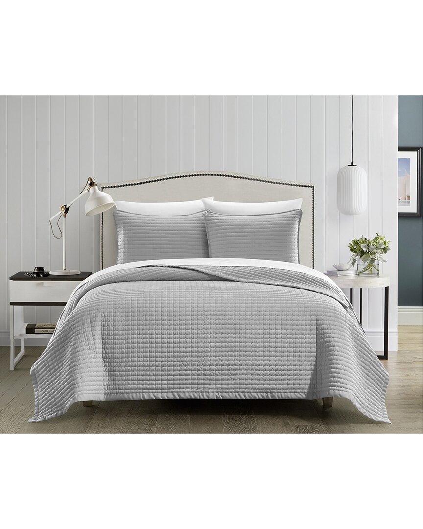 Chic Home Xander Quilt Set In Grey