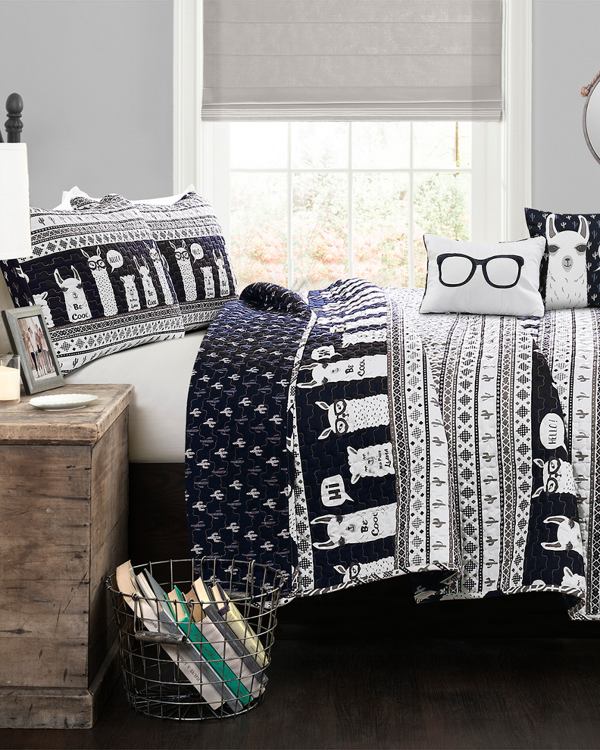 Lush Decor Fashions 5pc Llama Full/queen Quilt Set