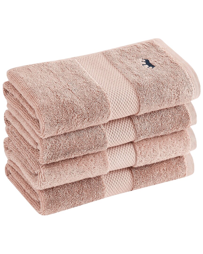 Royal Velvet Set Of 4 Turkish Cotton Hand Towels