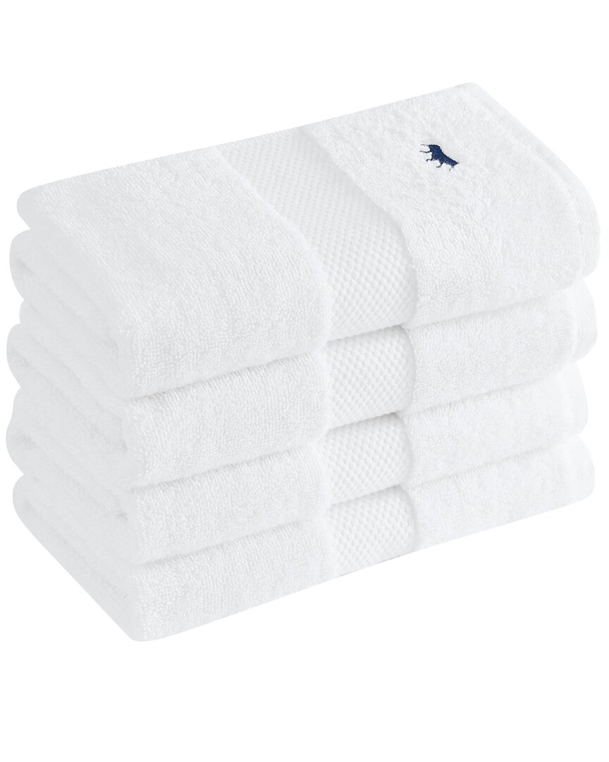 Royal Velvet Set Of 4 Turkish Cotton Hand Towels