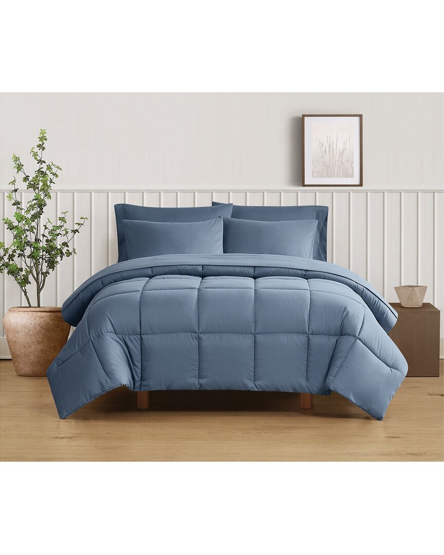 Truly Soft Green Solid Comforter Set