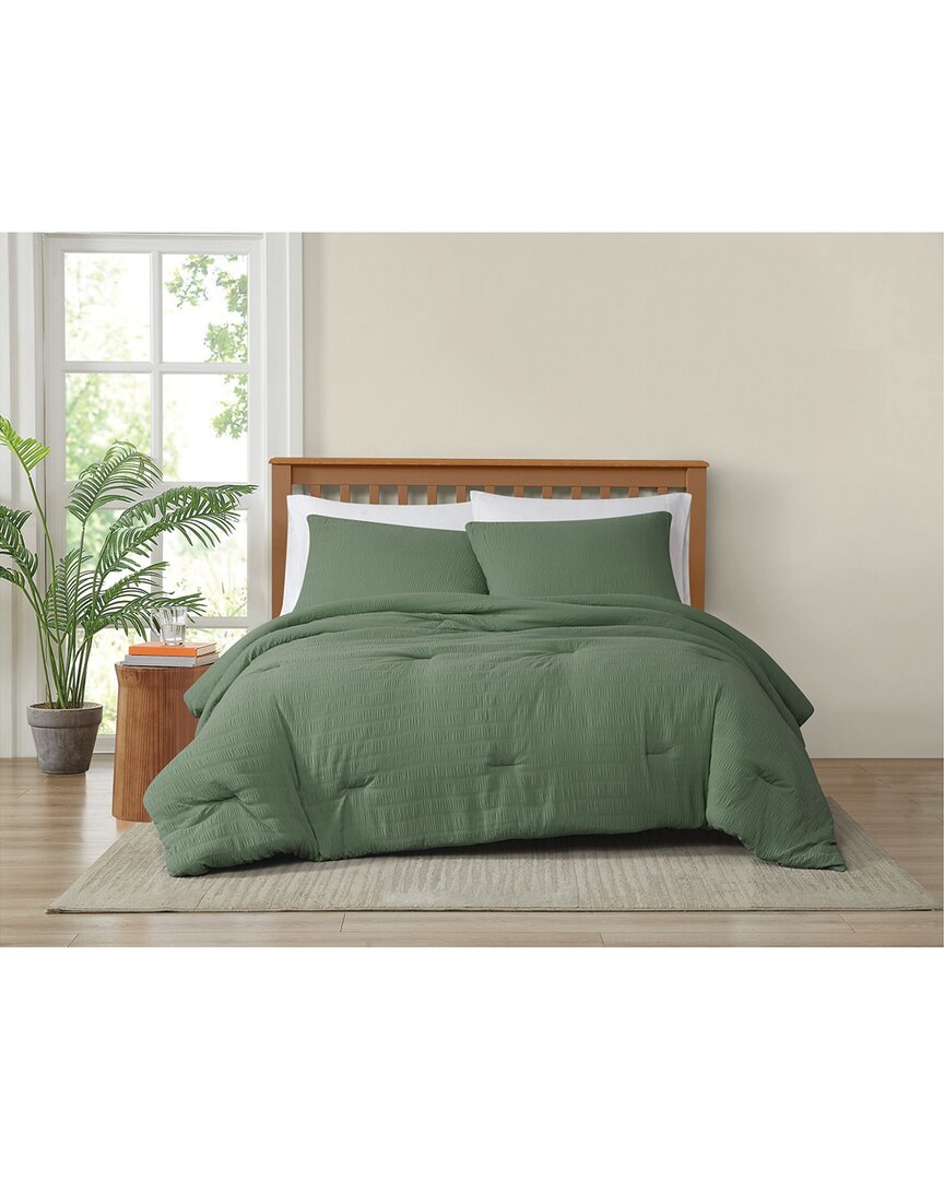 Truly Soft Crinkle Garment Wash Comforter Set