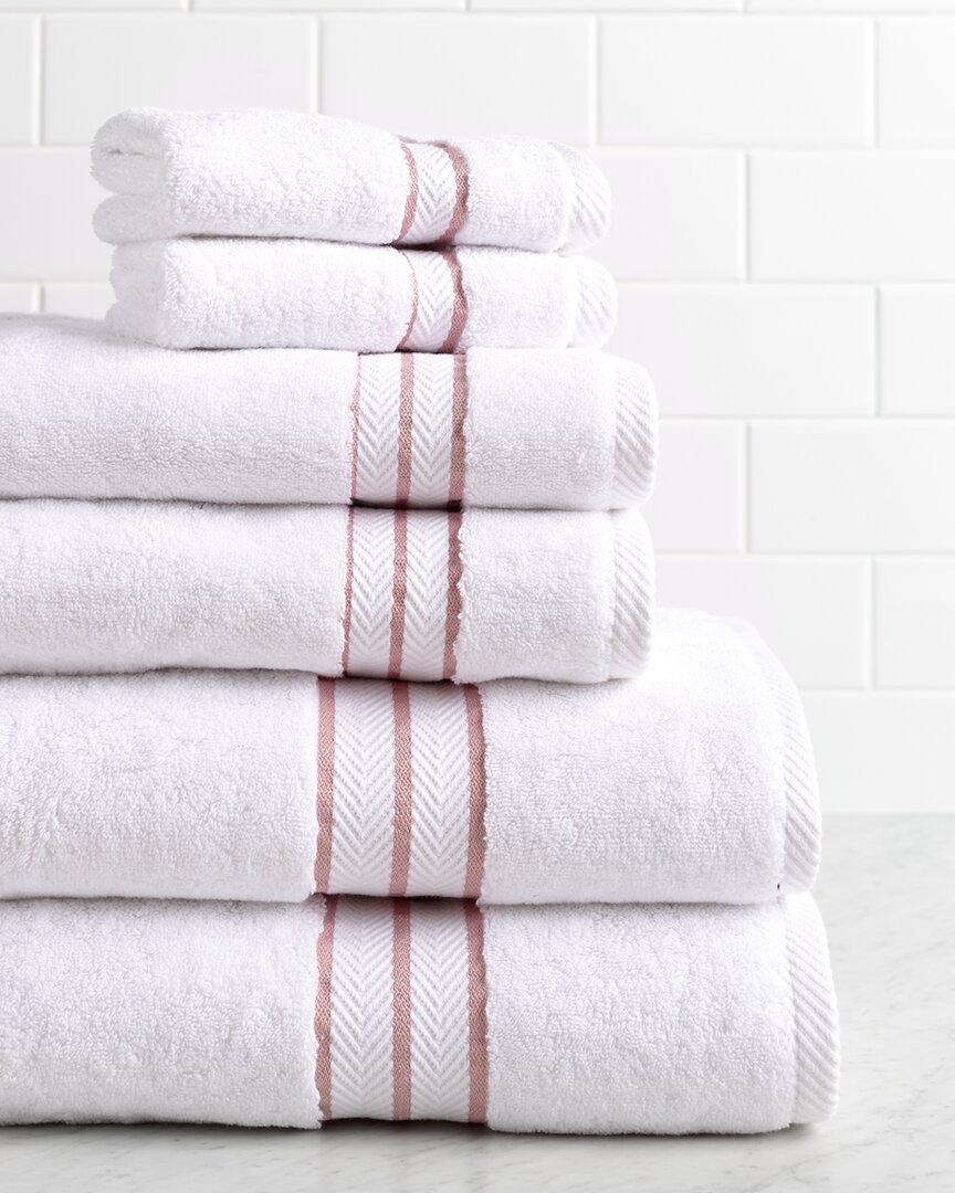 Superior Long-staple Combed 6pc Assorted Solid Towel Set