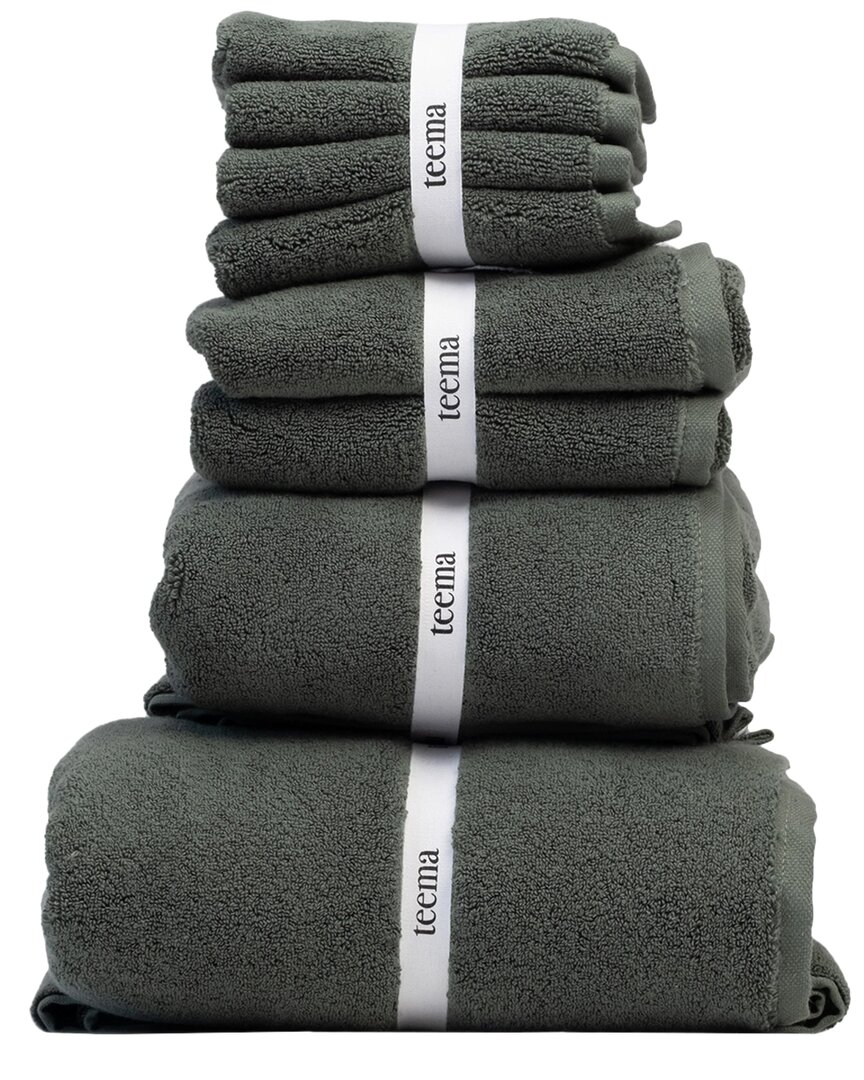 Teema Towels Set Of 8 Luxe Bath Towels