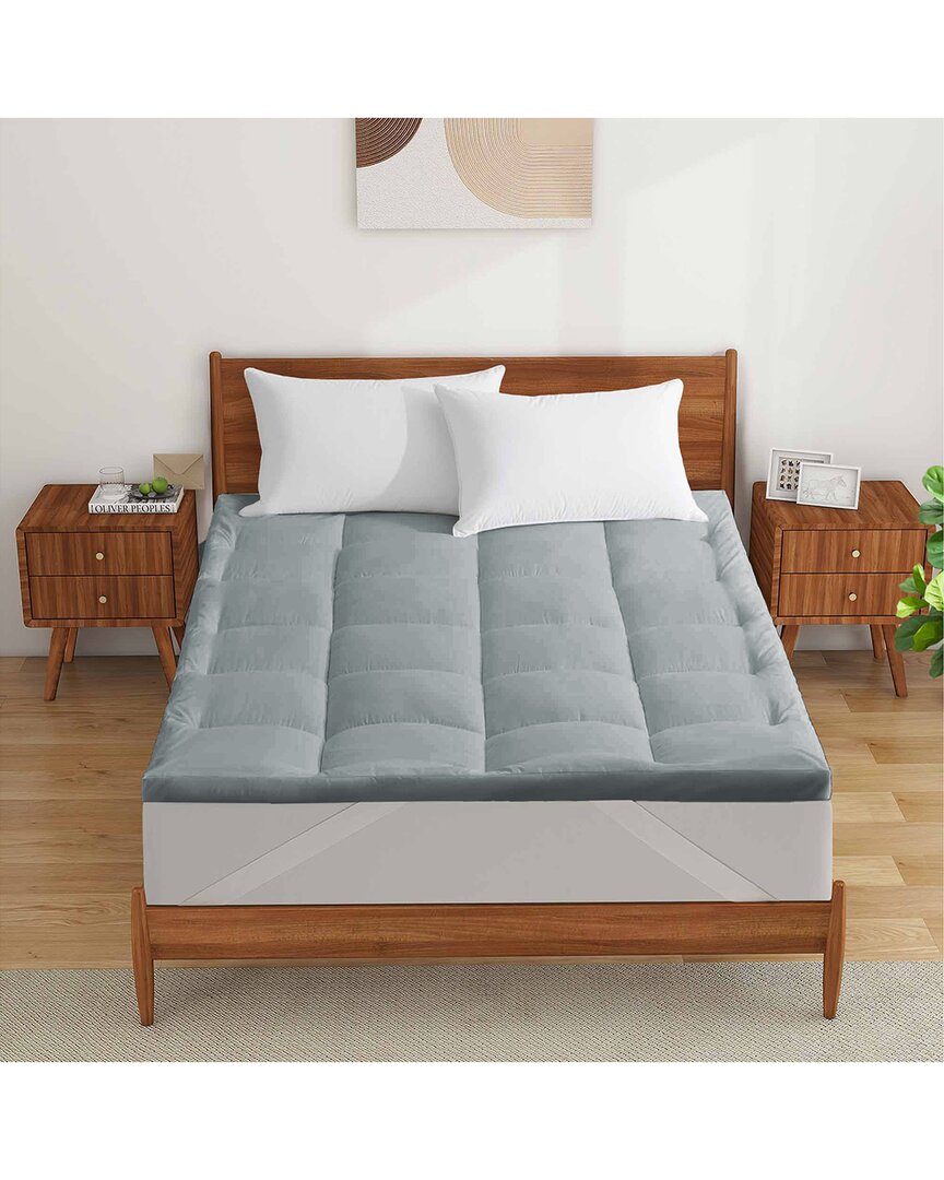 Unikome 3in Thickness Microfiber Mattress Topper