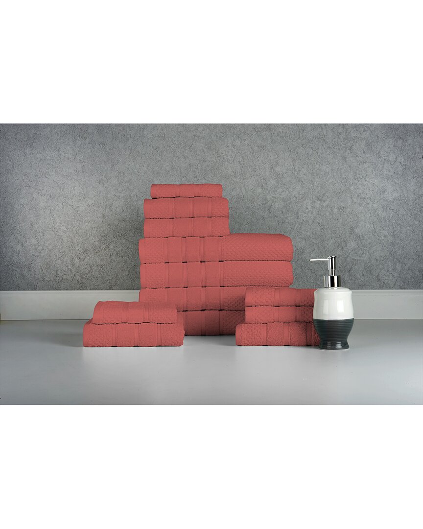 Bibb Home 12pc Egyptian Cotton Towel Set