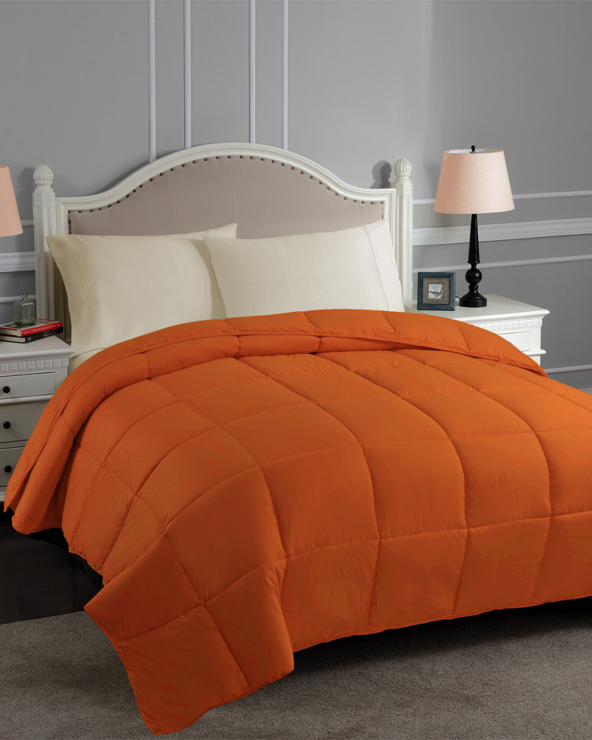 Superior Classic All Season Down Alternative Comforter In Orange