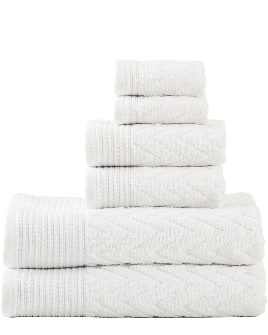Superior Chevron Soft Super Absorbent 6pc Towel Set