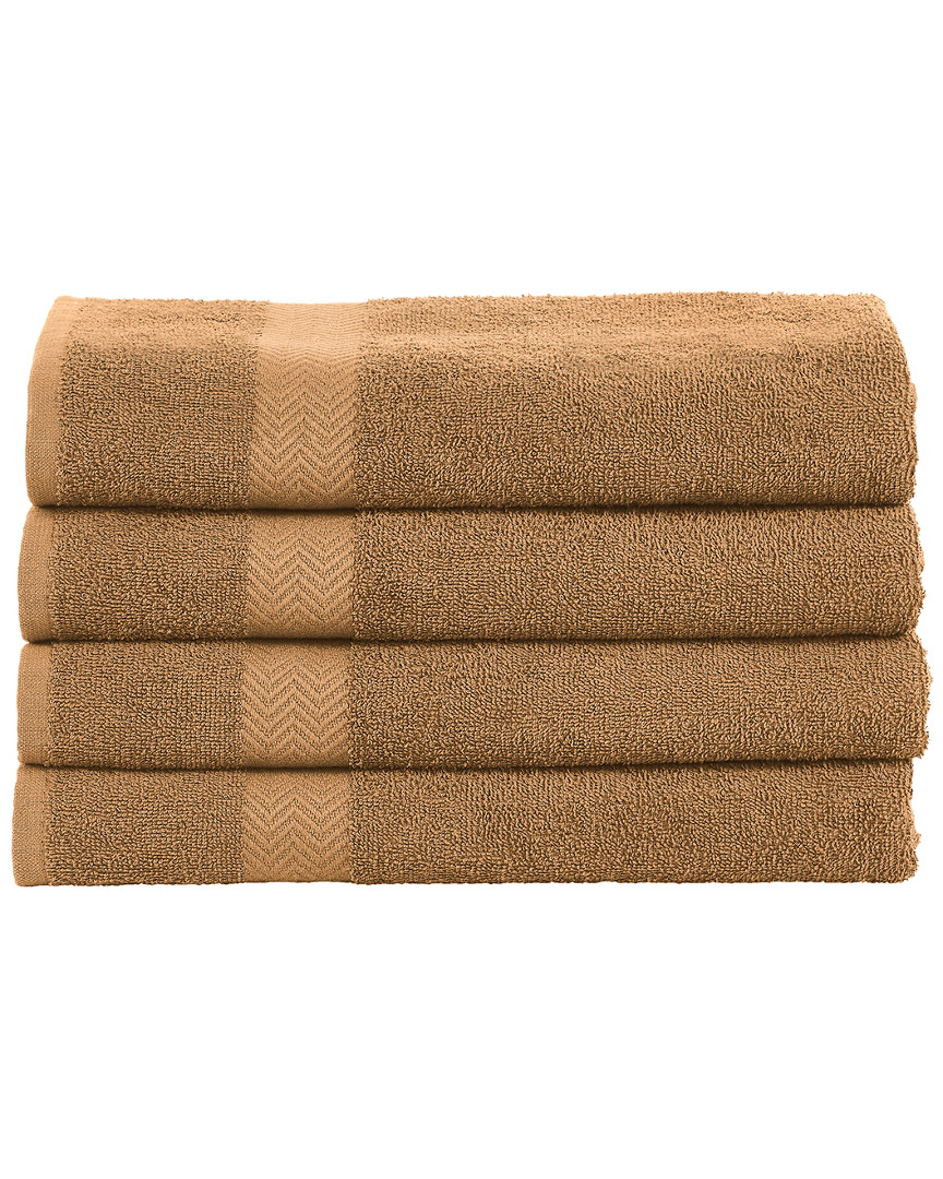 Superior 4pc Cotton Bath Towel Set