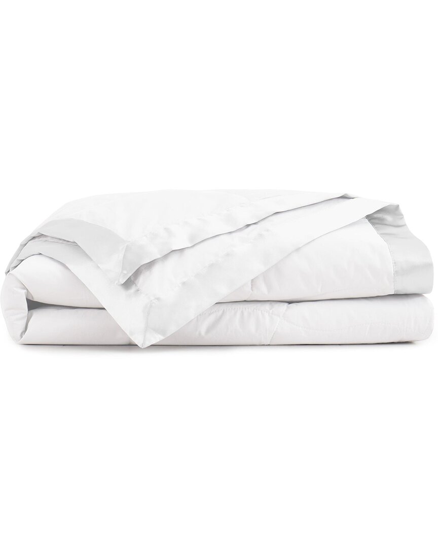 Unikome 300 Thread Count Lightweight Cotton Down Blanket With Satin Trim