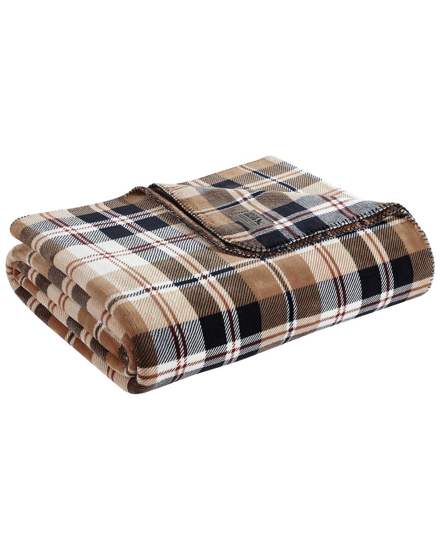 Eddie Bauer Trailhead Plaid Reversible Blanket