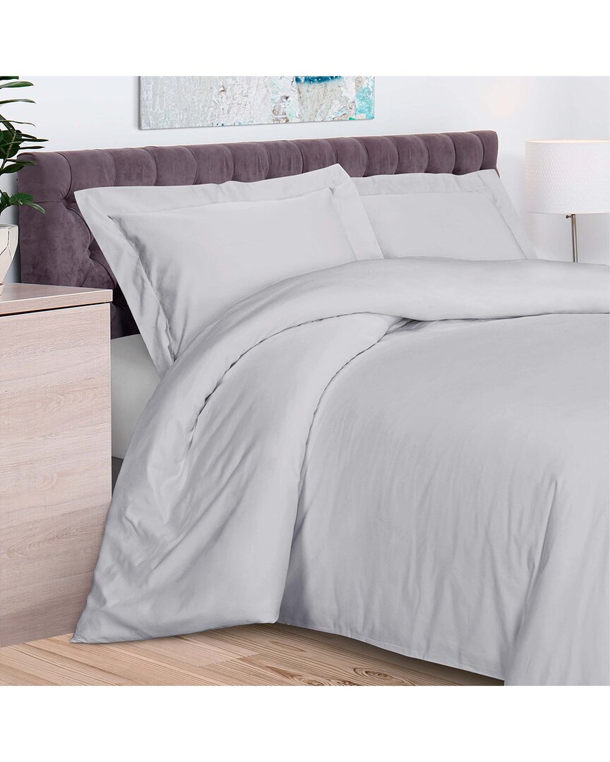 Superior Rayon From Bamboo 300 Thread Count Solid Duvet Cover Set