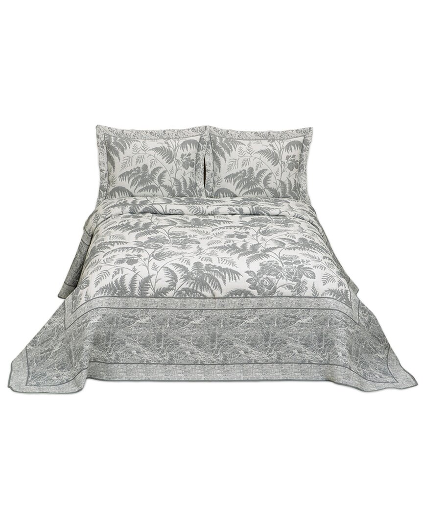 Depera Home Veranova Home Palm City Bedspread Set In Grey