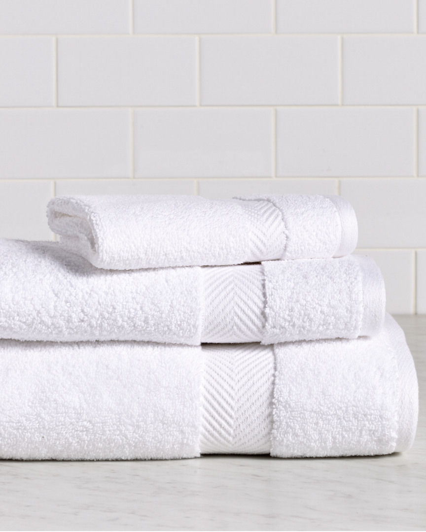 Superior Solid Absorbent Strong Zero-twist 3pc Towel Set