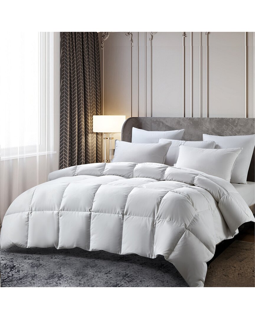 Beautyrest All Season Down And Feather Comforter In White
