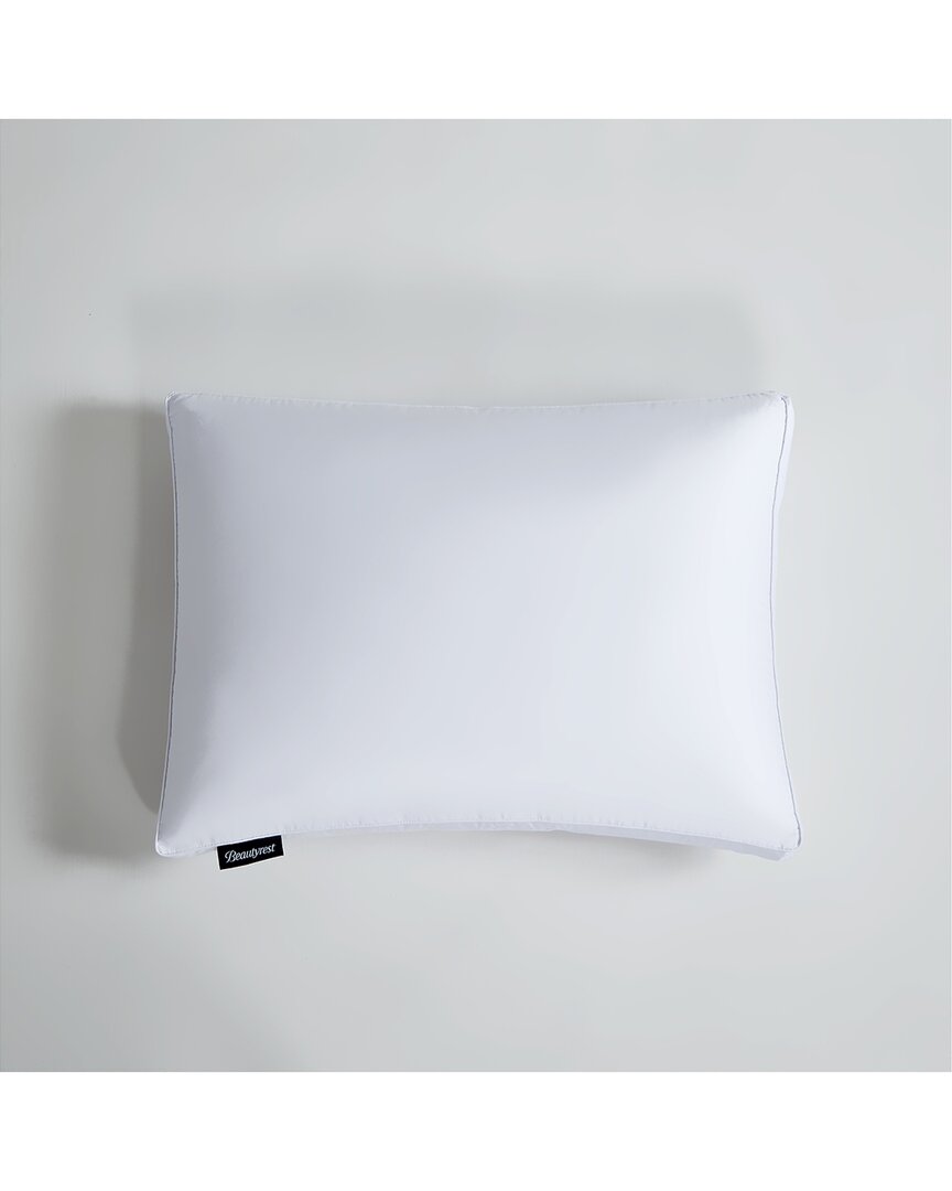 Beautyrest Sateen Cotton European Goose Down Pillow - Firm In White
