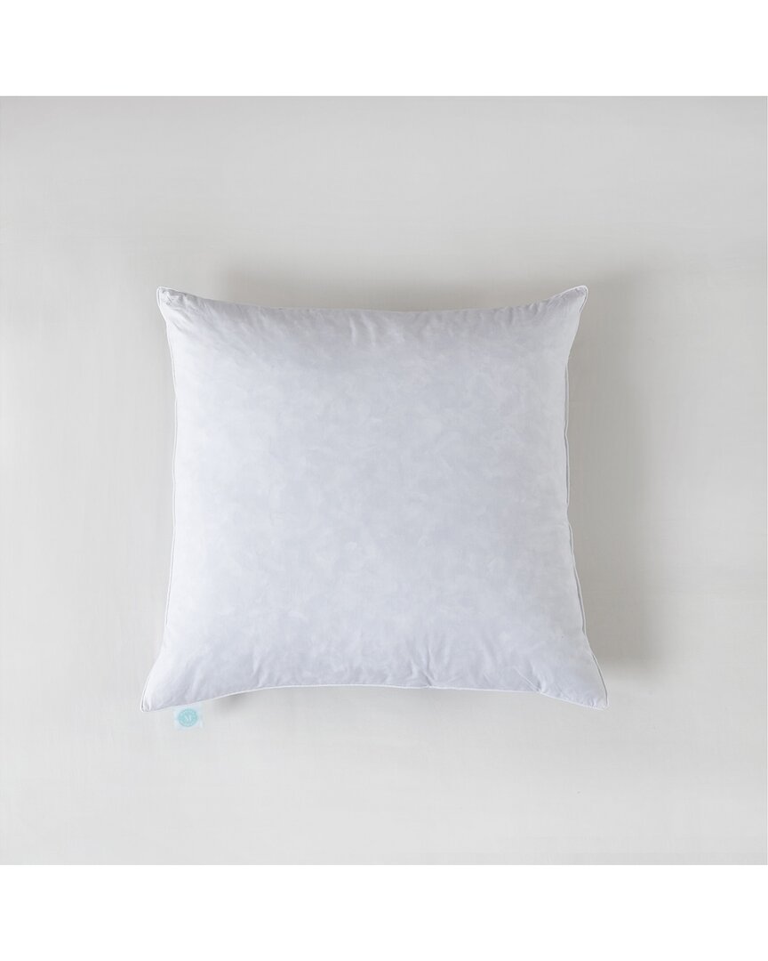 Martha Stewart 26x26'' Euro-square Feather Pillow (2pk) - Firm In White