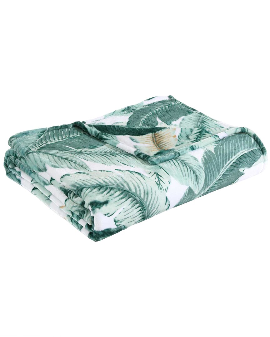 Tommy Bahama Vintage Palms Ultra Soft Plush Fleece Blanket