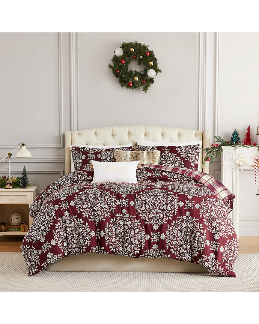 SOUTHSHORE FINE LINENS SOUTHSHORE FINE LINENS CHRISTMAS CAROL HOLIDAY COMFORTER SET