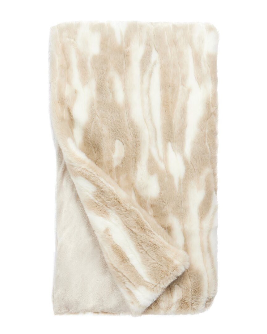 Donna Salyers Fabulous-furs Donna Salyers' Fabulous-furs Signature Series Faux Rabbit Throw