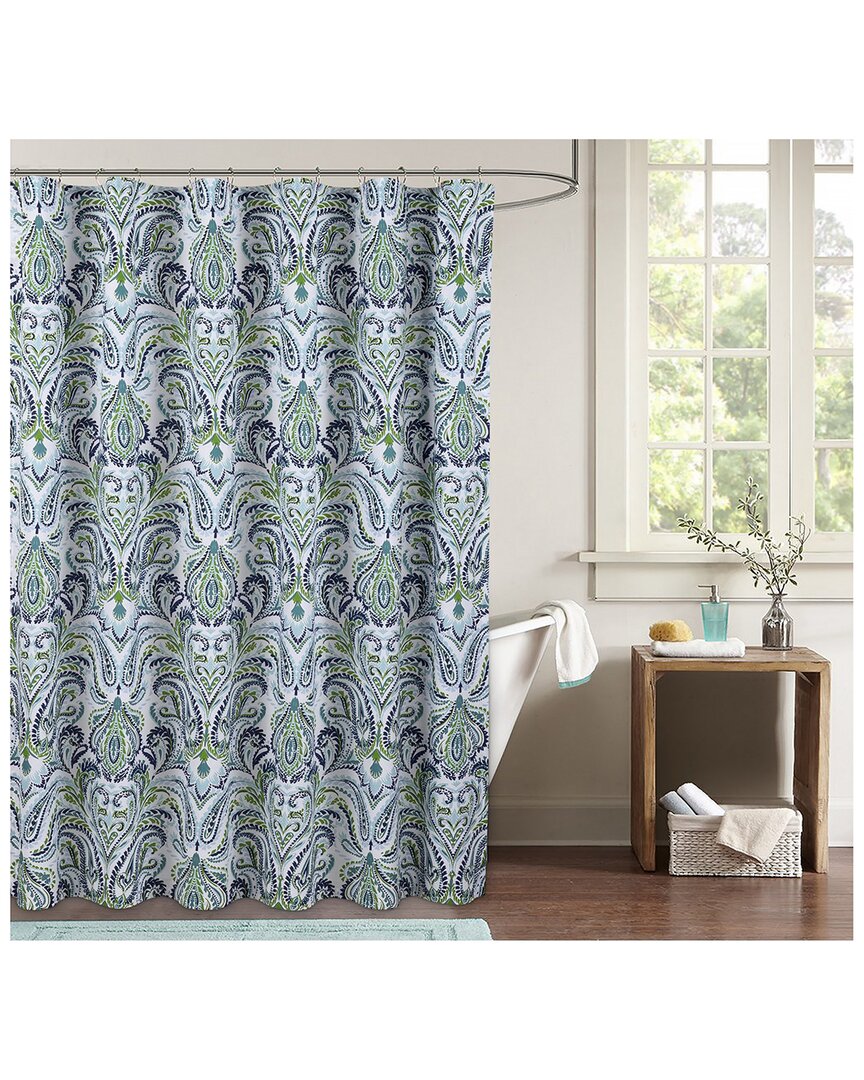 Shop Nouvelle Home Provence Paisley Shower Curtain In Blue