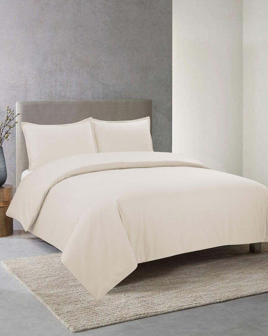 Nouvelle Home Perfectly Cotton Duvet Cover Set In Ivory