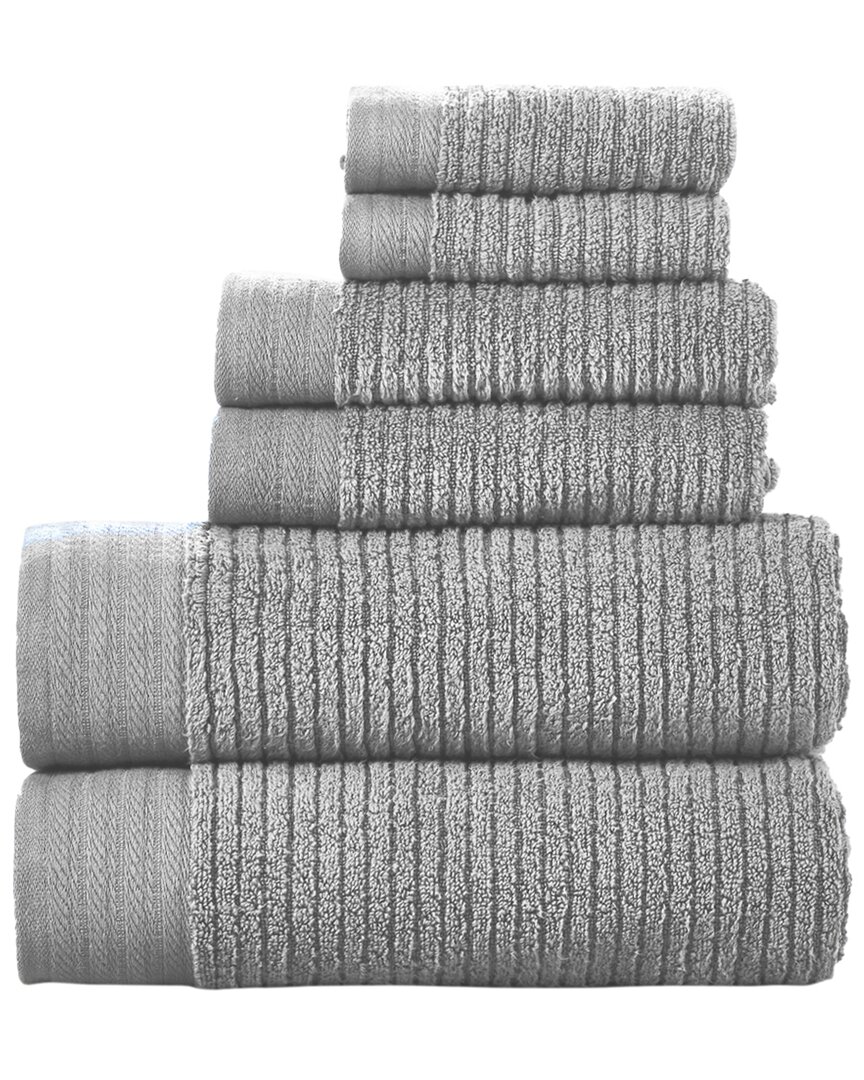 Modern Threads Soft Rib Quick Dry 6pc Towel Set