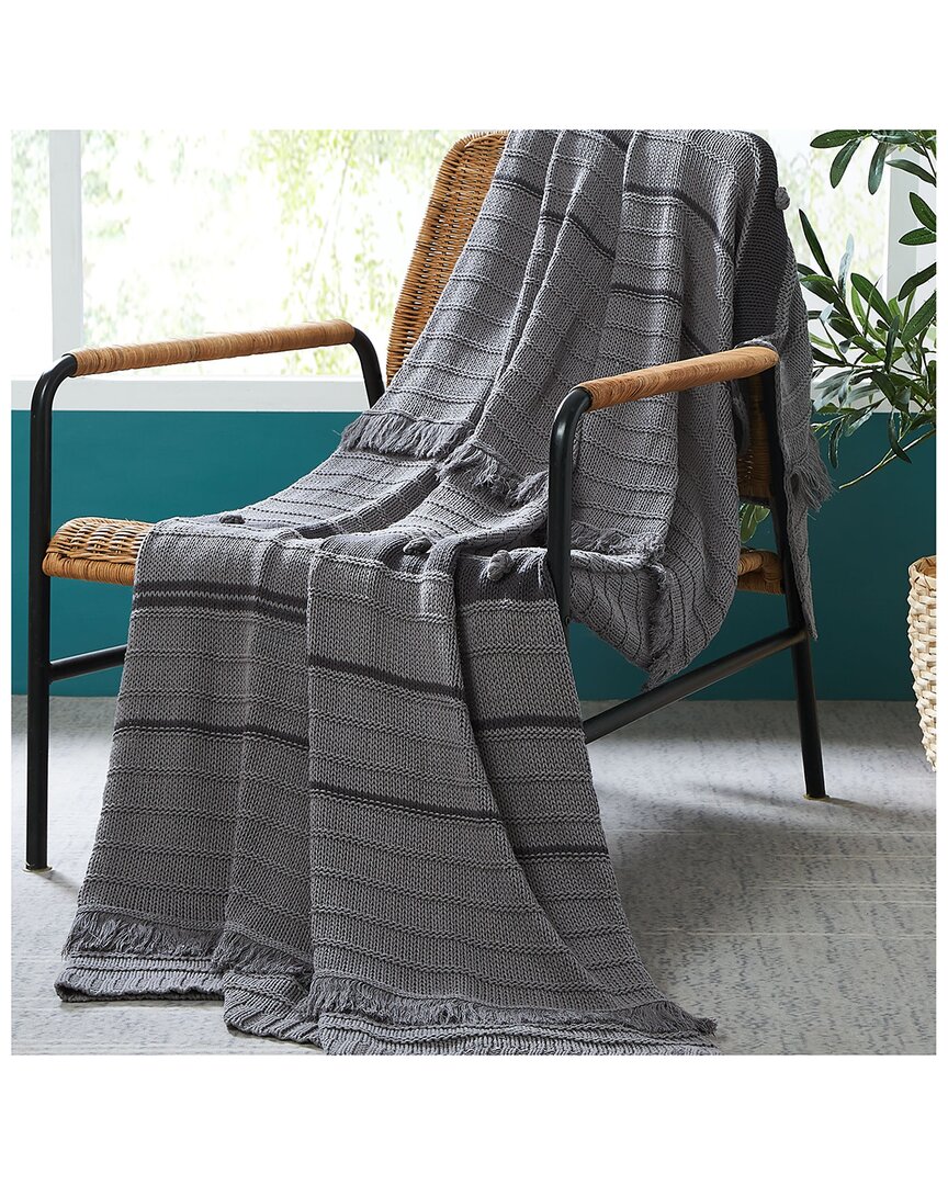 Modern Threads 100% Cotton Knit Throw | ModeSens
