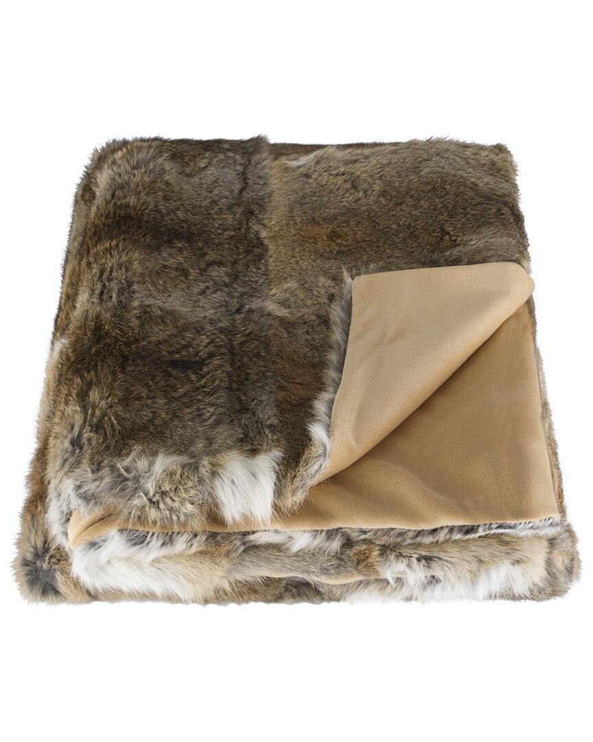 Natural Group Natural Rabbit 50x60in Throw Blanket