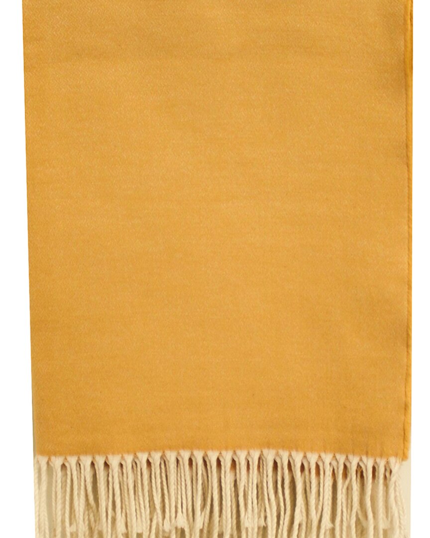 Belle Epoque Brushed Cotton Throw In Orange