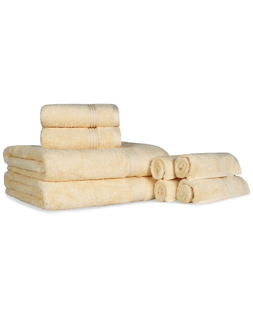 Shop Superior Ultra Soft Assorted 8pc Absorbent Egyptian Cotton Towel Set