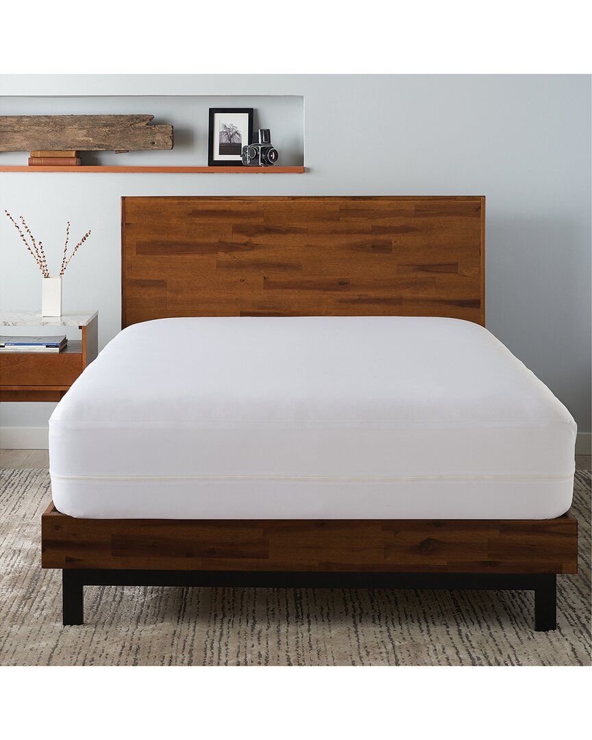 Ella Jayne Allergy Free Zipper Mattress Or Box Spring Encasement, 9 To 12  Depth In White