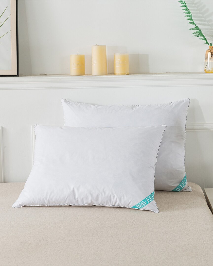 Waverly 300tc Down Pillow In White