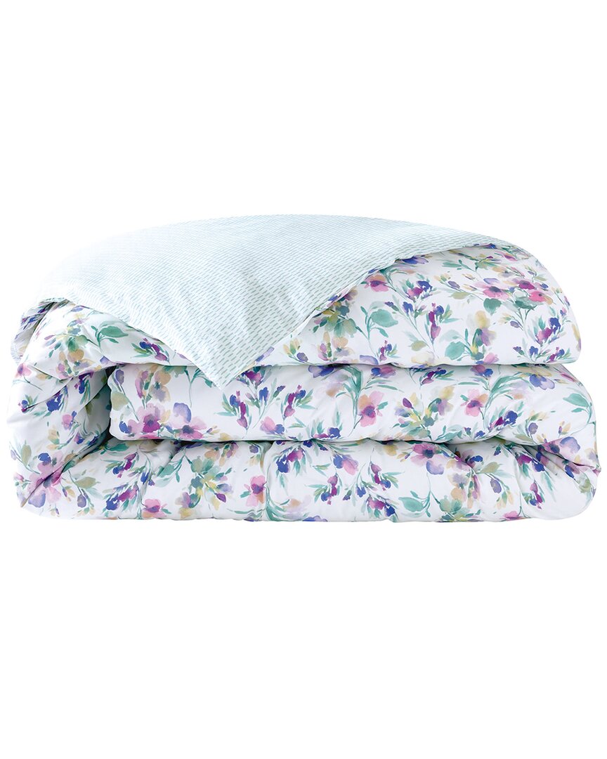 ANNE DE SOLENE ANNE DE SOLENE ORGANIC COTTON PERCALE 200 THREAD COUNT ENCHANTMENT DUVET COVER 