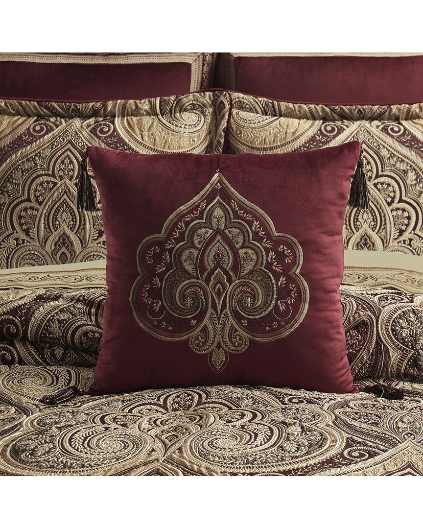 J Queen New York J. Queen New York Calistoga 18in Square Embellished Decorative Throw Pillow