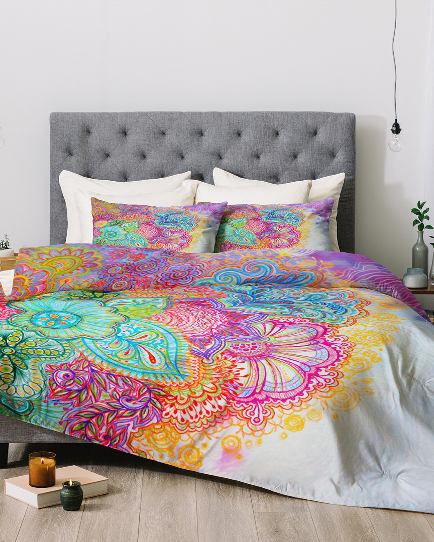 Deny Designs Stephanie Corfee Bright Floral Comforter Set