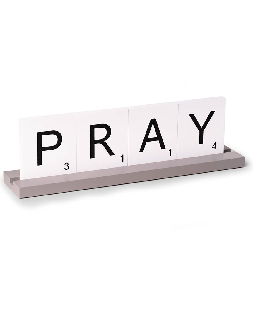 Bey-berk Pray Scrabble Design Sign