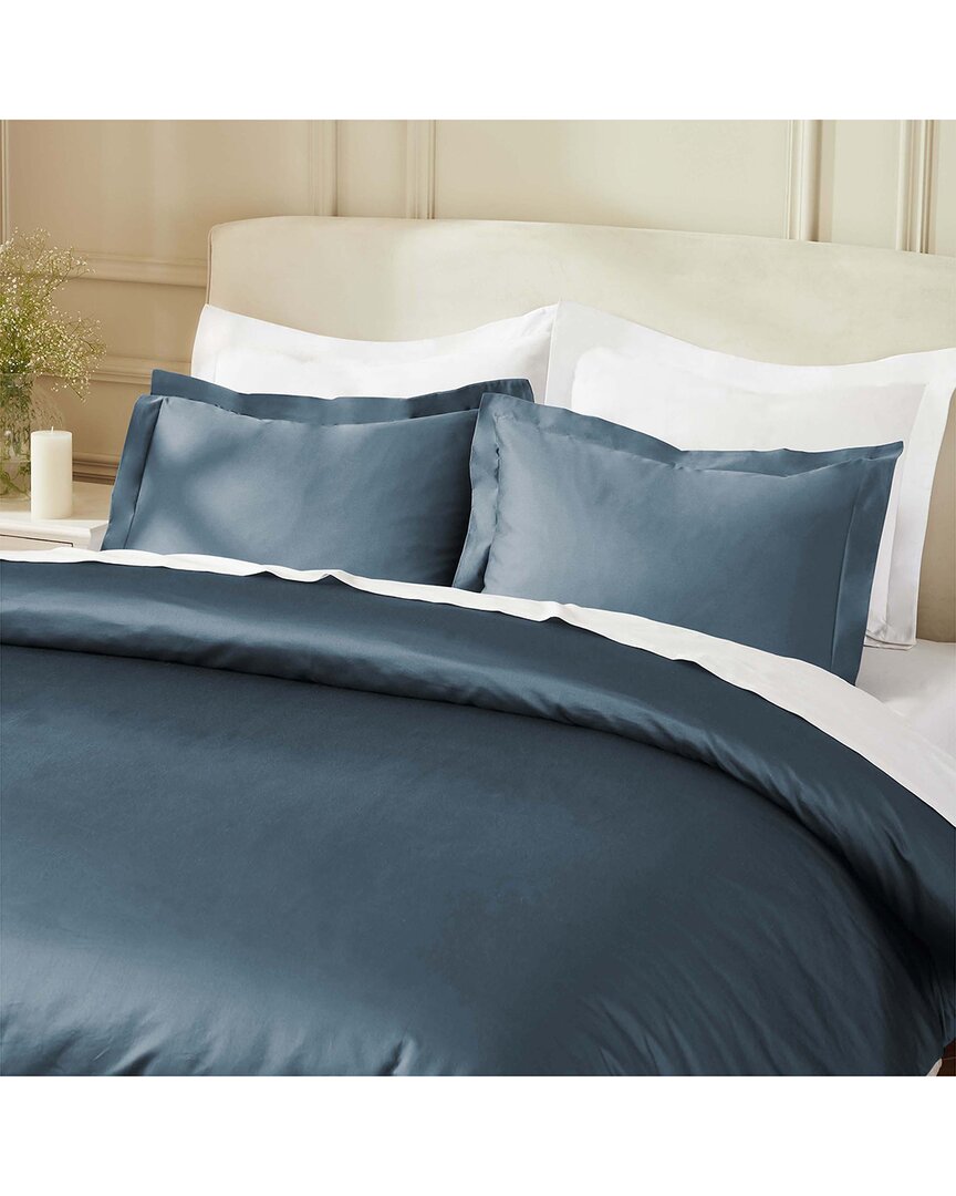 Superior 850 Thread Count 100% Cotton Solid Duvet Cover Set