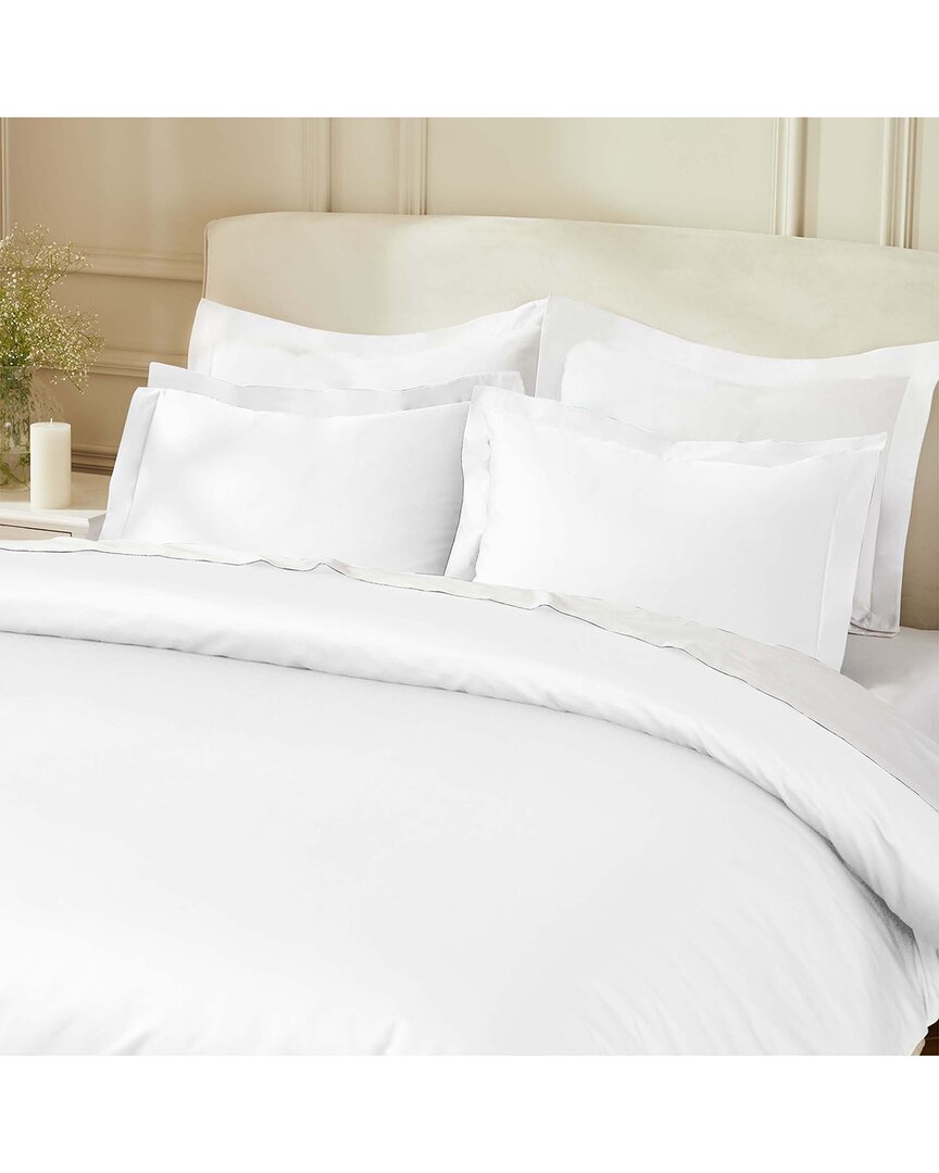 Superior 850 Thread Count 100% Cotton Solid Duvet Cover Set