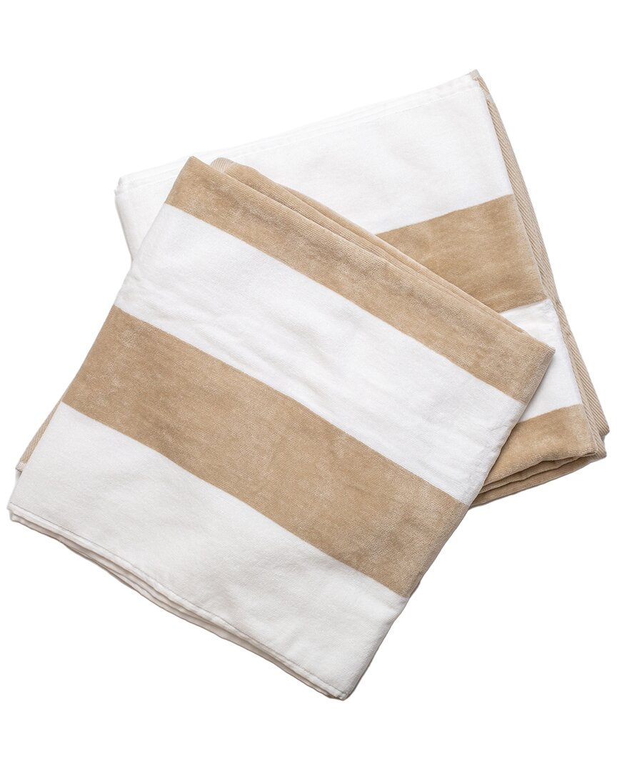 Espalma Tropical Cabana 2pc Beach Towel Set