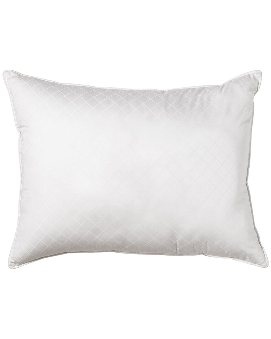 Cosmoliving By Cosmopolitan Diamond Luxe Cotton Jacquard Pillow With Signature Cording