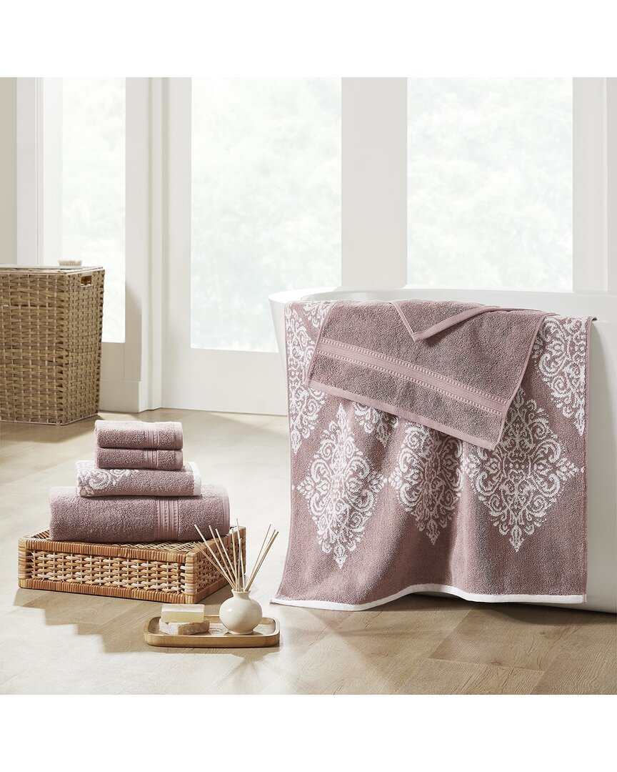 Modern Threads Artesia Reversible Yarn Dyed Jacquard 6pc Towel Set