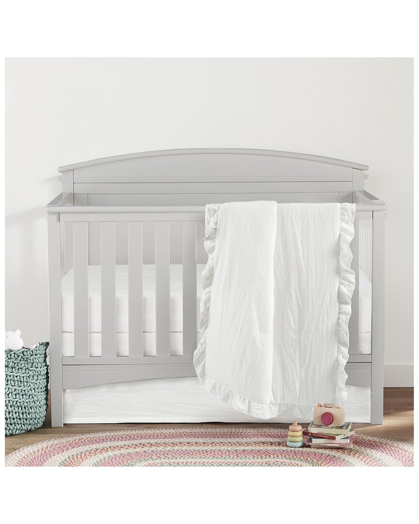 Lush Decor Reyna Embellished Soft Baby/toddler White 3pc Bedding Set
