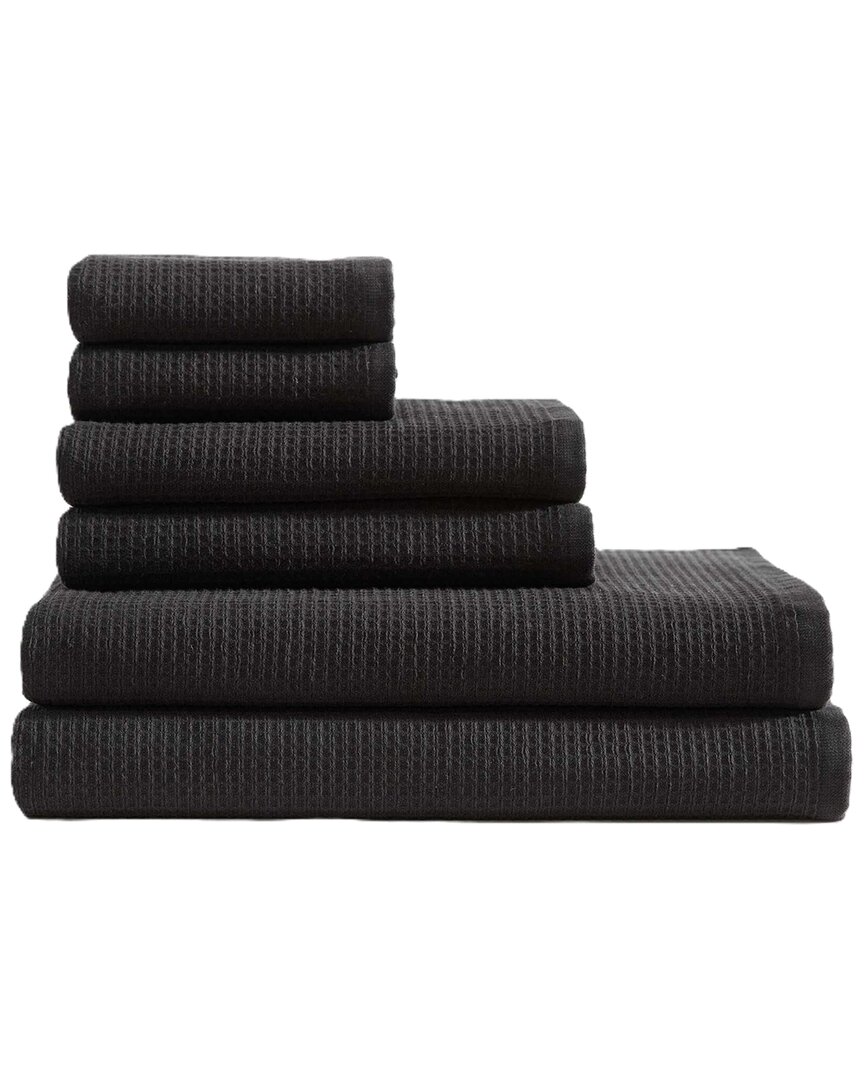 Calvin Klein Eternity Cotton Waffle 6pc Towel Set